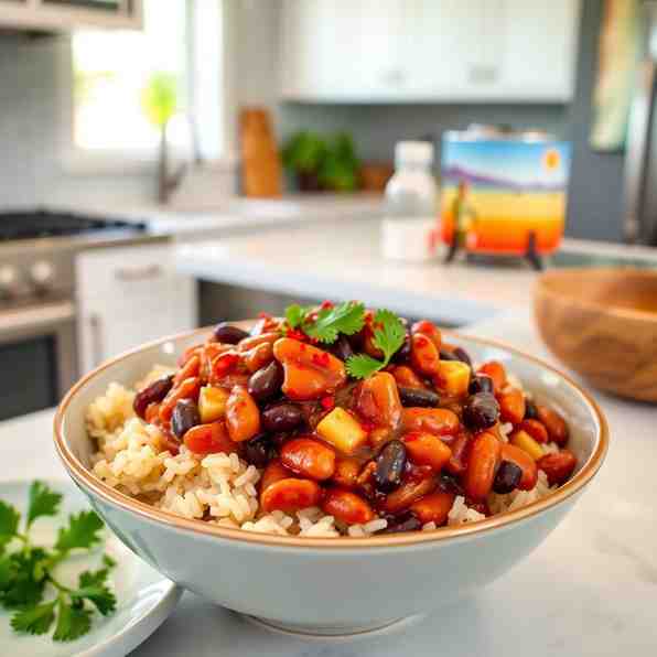 Madesu - Easy Red Beans & Rice Recipe Using Canned Beans